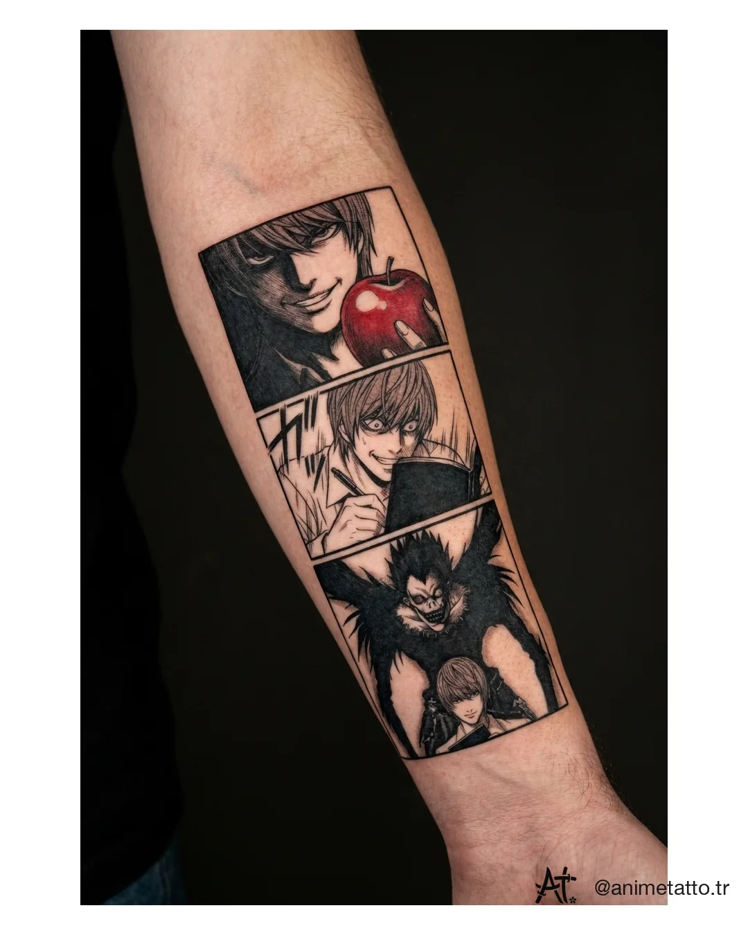 Light Yagami dövme slide 3